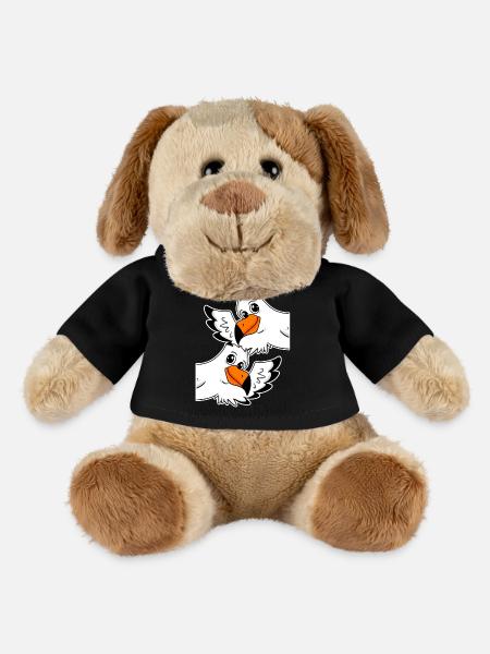 Möwe Möwen - MiniFeet® Hund Helge - Schwarz