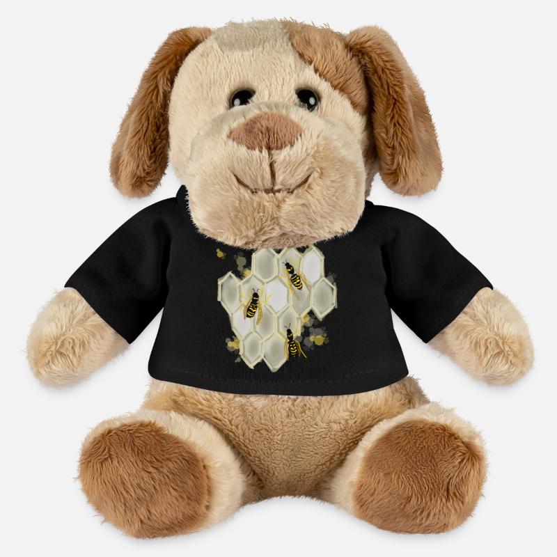 Guêpes - Chien en peluche Helge MiniFeet® - noir