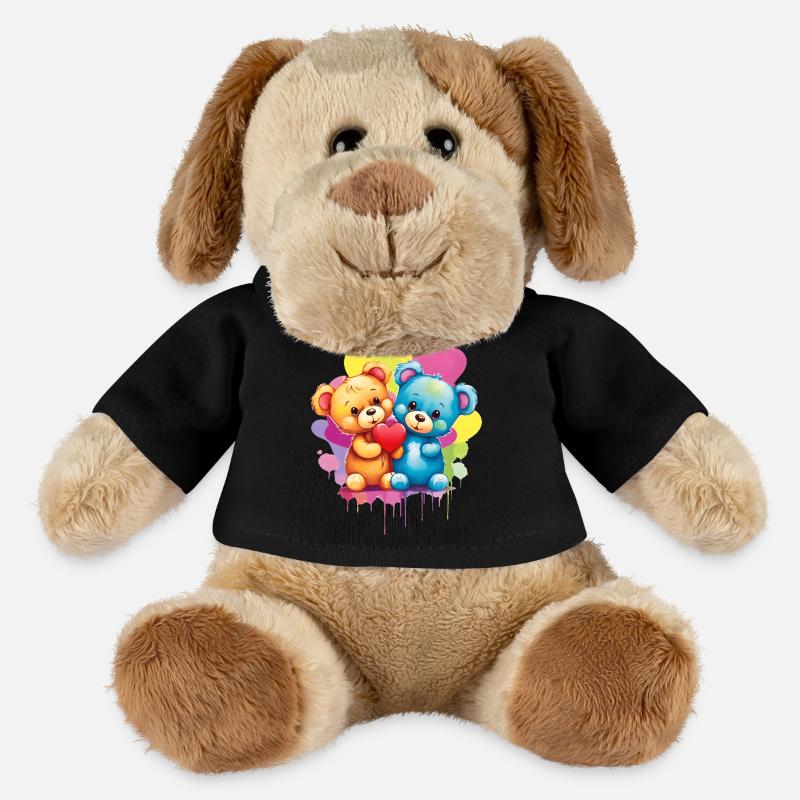 Love is a Bear Necessity - MiniFeet® Dog Helge - black