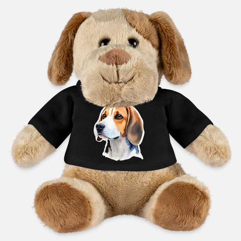 Beagle - MiniFeet® Hund Helge - Schwarz