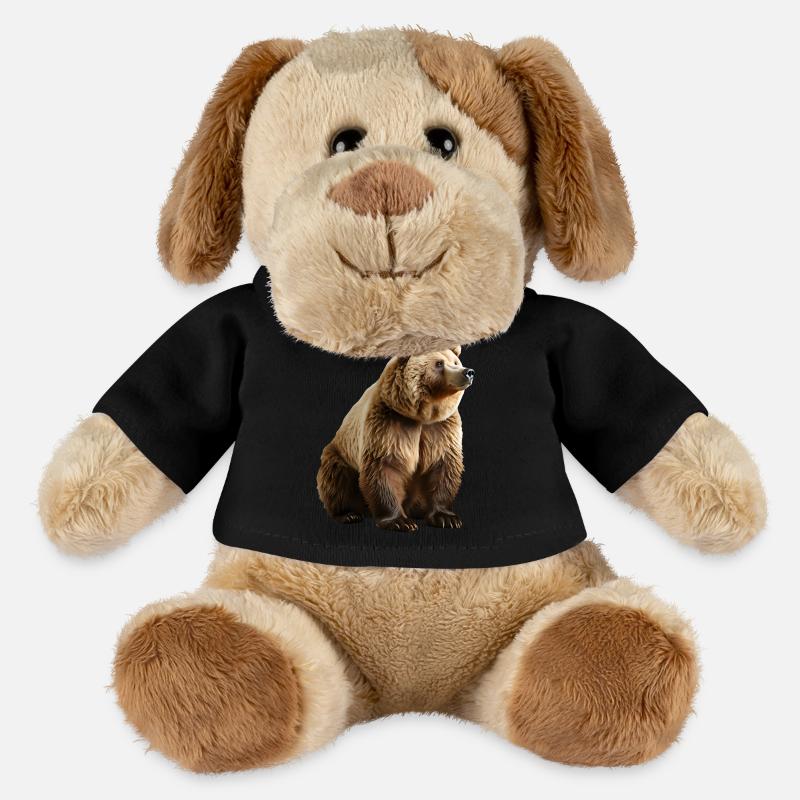 Braunbären sind Allesfresser - MiniFeet® Hund Helge - Schwarz