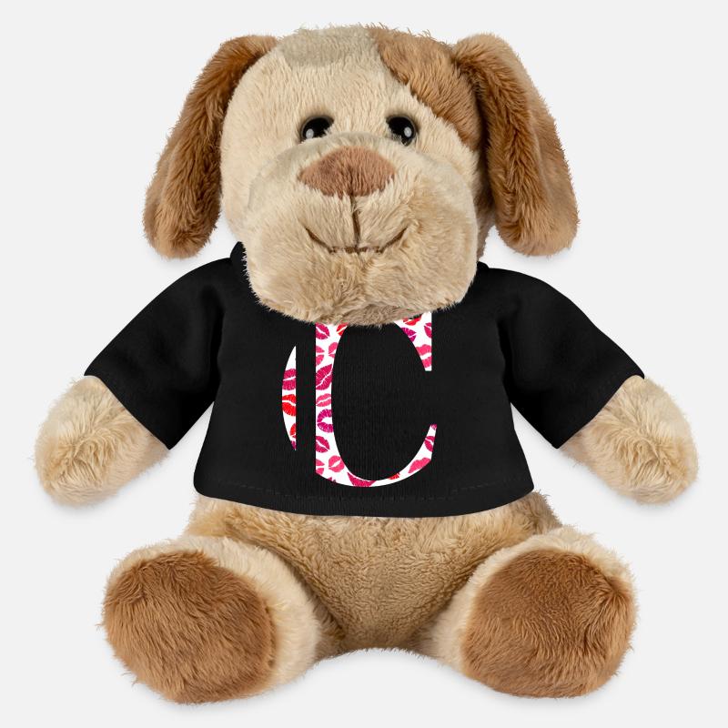 Buchstabe c Küsse - MiniFeet® Hund Helge - Schwarz