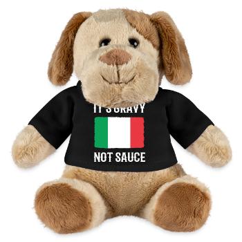 Italy Italia Italian Italian Flag - MiniFeet® Dog Helge - black - Front