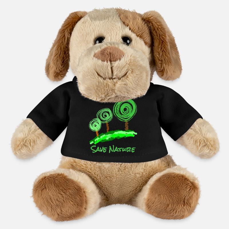 Bäume Abstrakt - MiniFeet® Hund Helge - Schwarz
