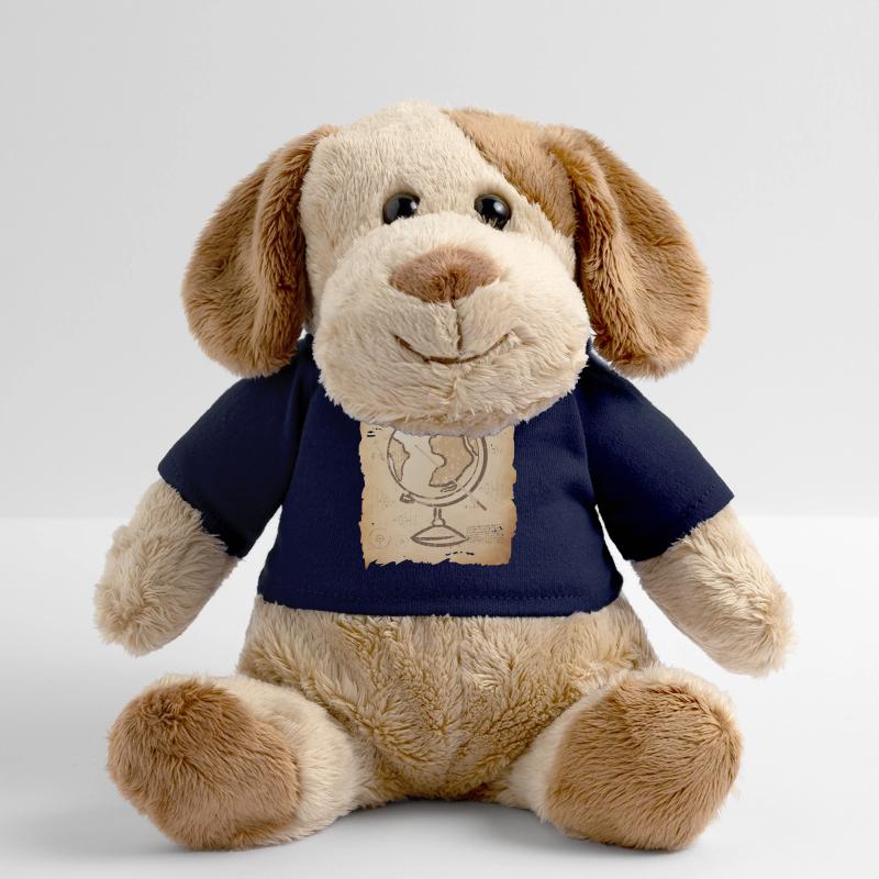 Géographie - Vintage Globe & Pointer Chien en peluche Helge MiniFeet®