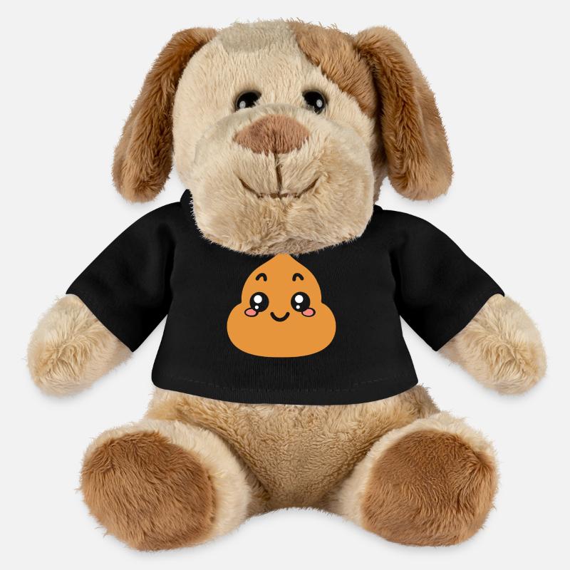 caca - Chien en peluche Helge MiniFeet® - noir