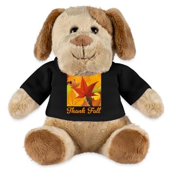 Merci Automne - Chien en peluche Helge MiniFeet® - noir - Devant