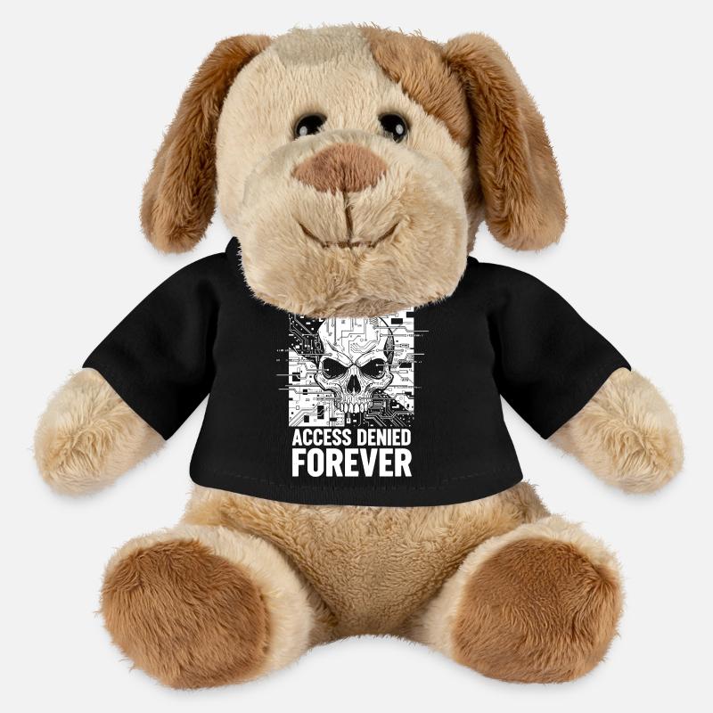 Schädel Zugriff Verweigert Forever - MiniFeet® Hund Helge - Schwarz
