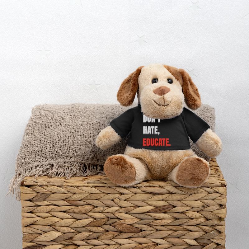 Don't Hate Educate MiniFeet® Dog Helge