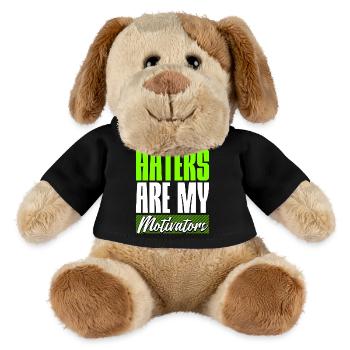 Haters are my Motivators - MiniFeet® Hund Helge - Schwarz - Vorne