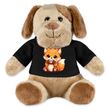 Kawaii Fuchs Herzzeichen - MiniFeet® Hund Helge - Schwarz - Vorne