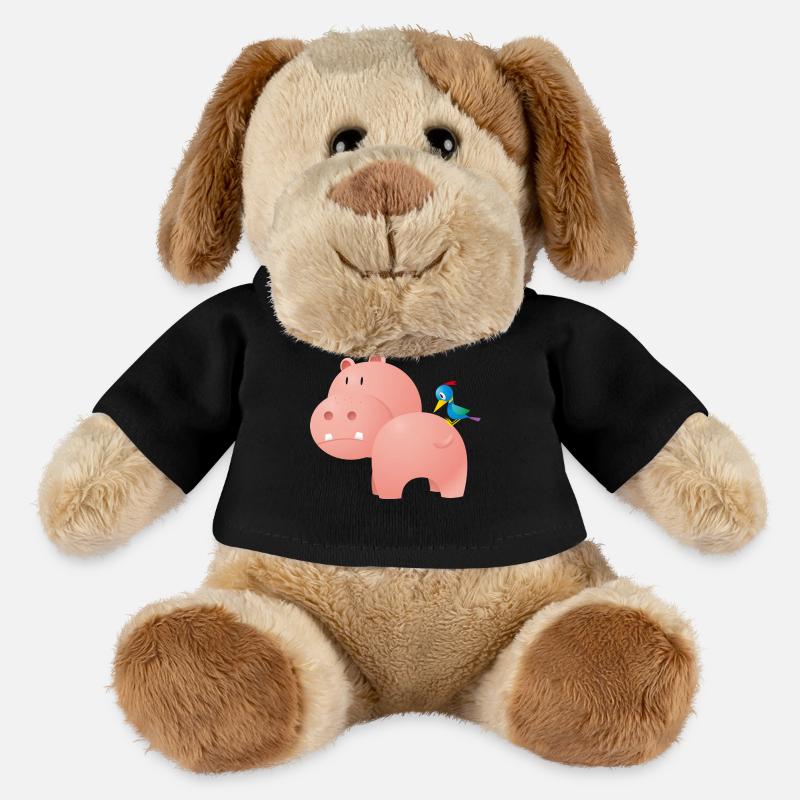 Hippo and Bird - MiniFeet® Dog Helge - black