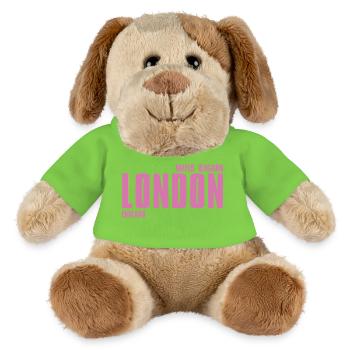 Pink London Wordmark - MiniFeet® Dog Helge - light green - Front
