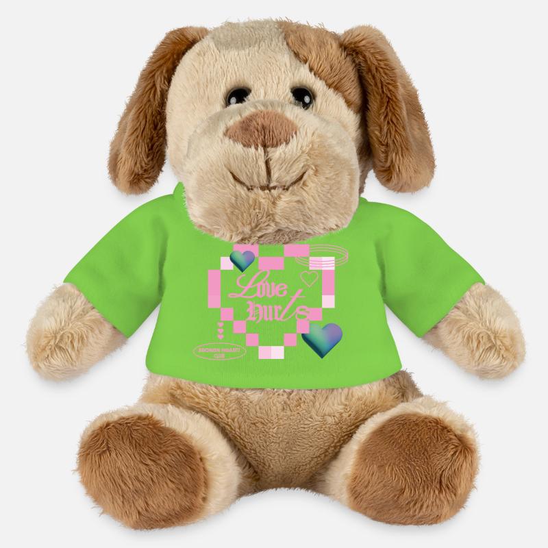 Liebe tut weh - MiniFeet® Hund Helge - Hellgrün