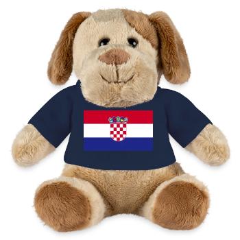 Croatia: Flags to fall in love with! - MiniFeet® Dog Helge - light green - Front