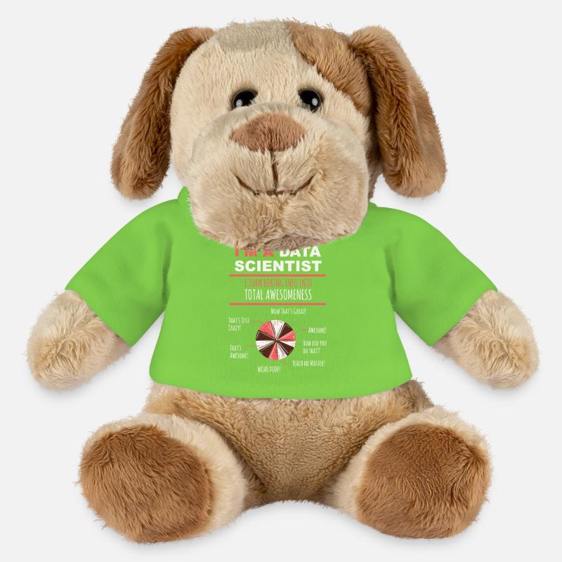 I’m a Data Scientist Boring Info into Awesomeness - MiniFeet® Hund Helge - Hellgrün