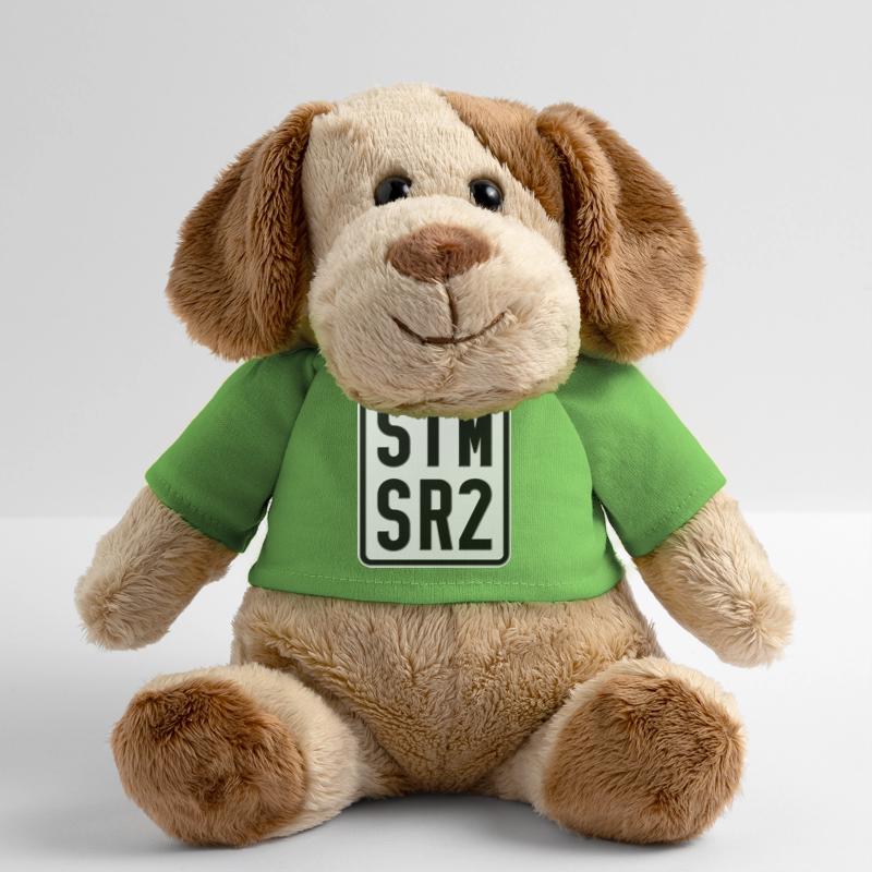 Plaque d’immatriculation du cyclomoteur Simson SR2 Chien en peluche Helge MiniFeet®