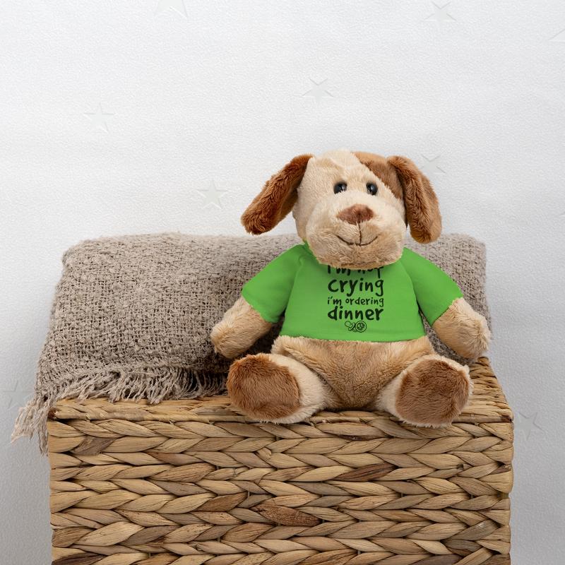 I m not crying i m ordering dinner MiniFeet® Hund Helge