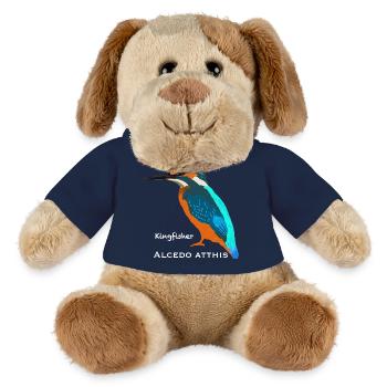 Kingfisher, scientific / English name - MiniFeet® Dog Helge - french navy - Front