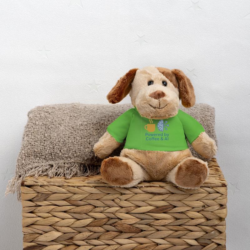 Conception de puissance Coffee AI Chien en peluche Helge MiniFeet®