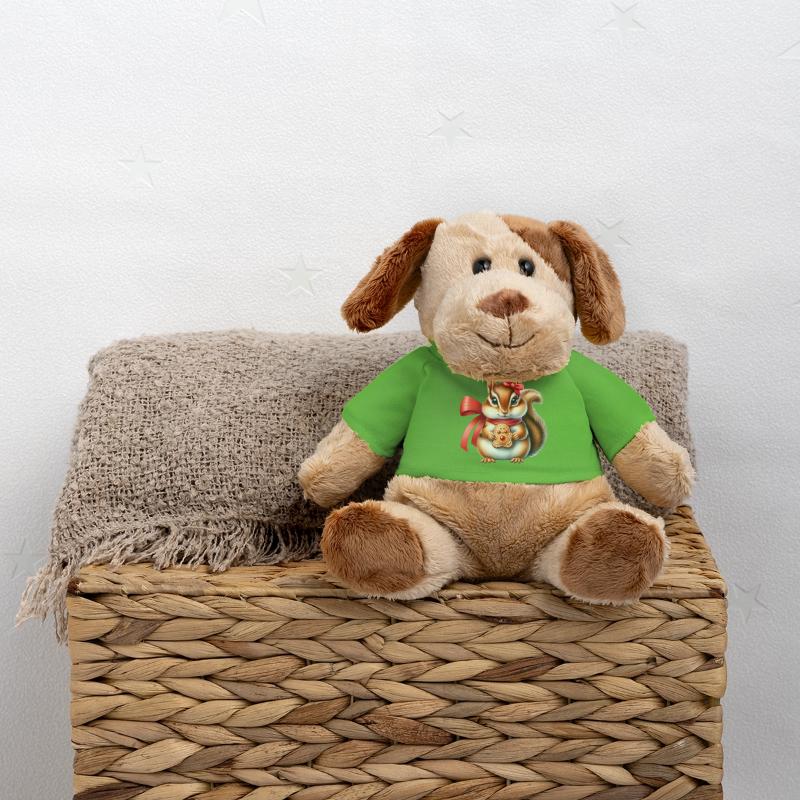Ginger Squirrel with Cookie MiniFeet® Dog Helge