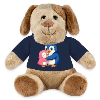 Des amis pingouins câlins - Chien en peluche Helge MiniFeet® - vert clair - Devant