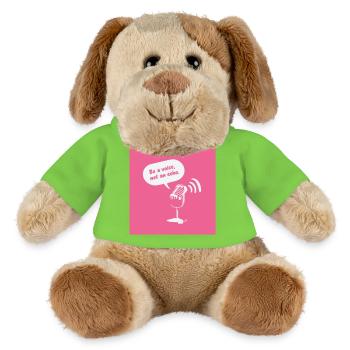 Sois une voix, pas un écho - Chien en peluche Helge MiniFeet® - vert clair - Devant