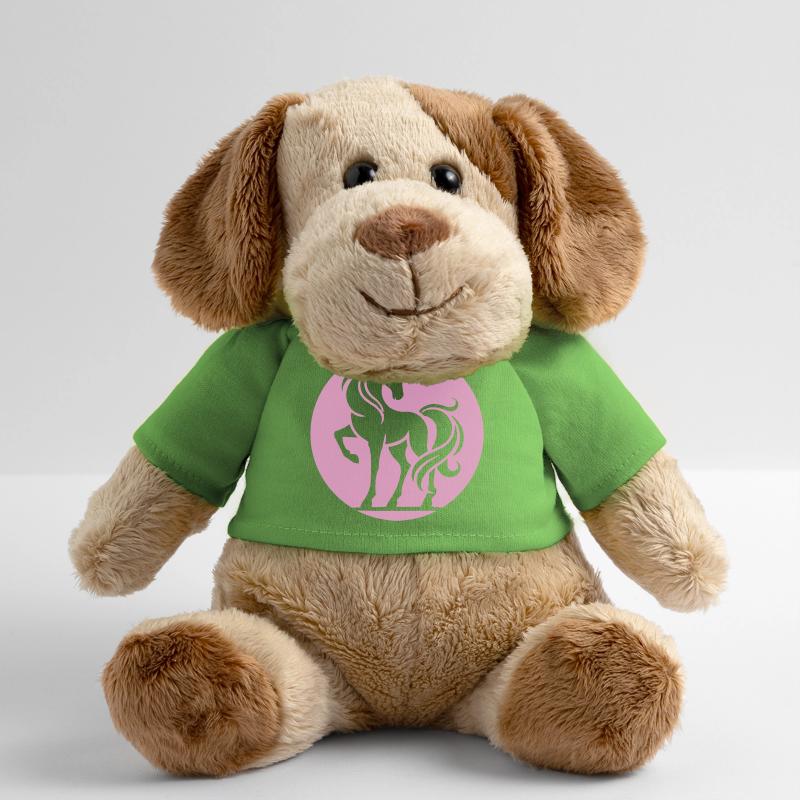 Pink Unicorn Silhouette Circle MiniFeet® Dog Helge