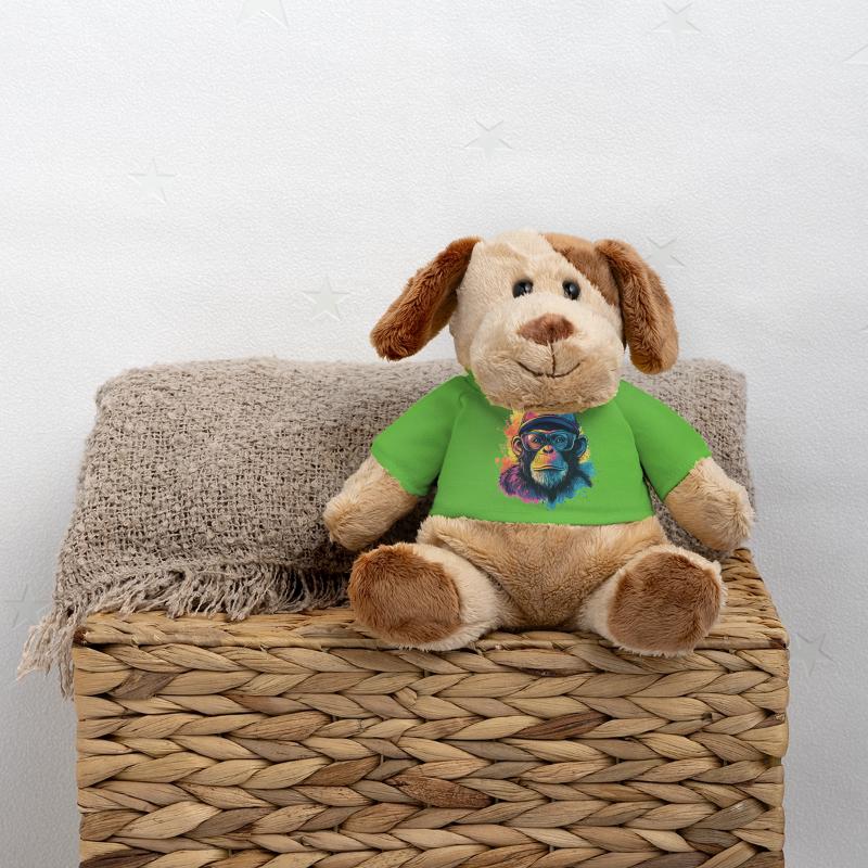 Wasserfarben Hipster Affe MiniFeet® Hund Helge