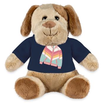 Pastellfarbene Retro-Jacke - MiniFeet® Hund Helge - Hellgrün - Vorne