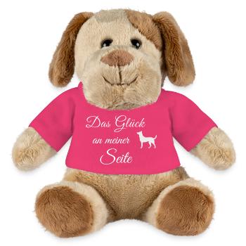 Das Glück an meiner Seite - MiniFeet® Hund Helge - Pink - Vorne