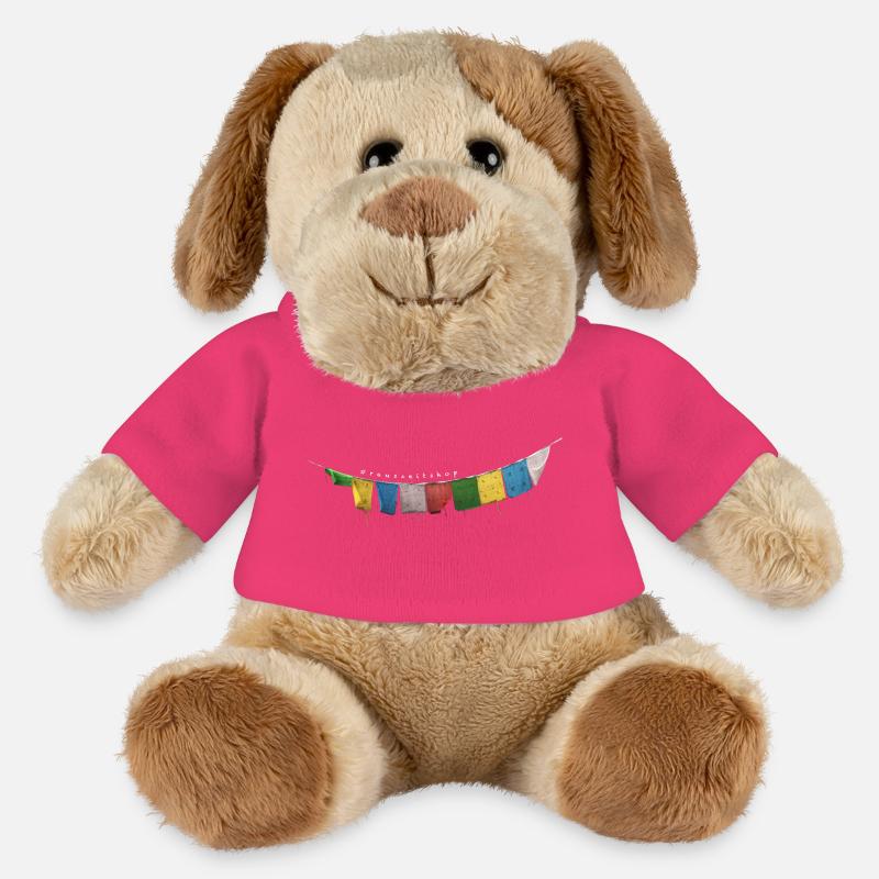 Prayer flags - MiniFeet® Dog Helge - pink