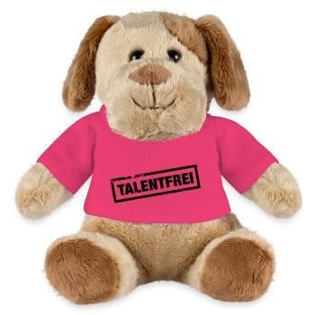 Talentfrei Stempel - MiniFeet® Hund Helge - Pink - Vorne