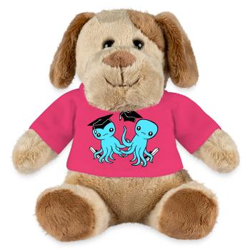2 Octopus a réussi deux études secondaires - Chien en peluche Helge MiniFeet® - rose - Devant