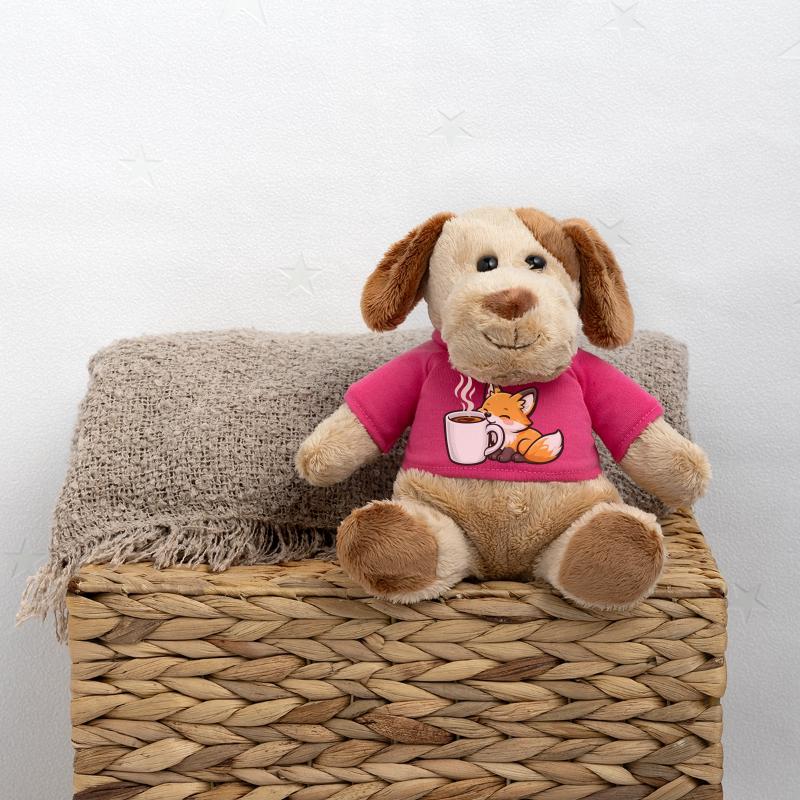 Kuschelfuchs mit Kaffee MiniFeet® Hund Helge
