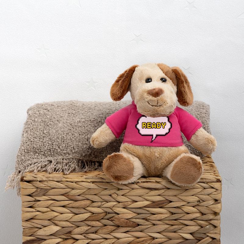 Bereit Pixel-Sprechblase MiniFeet® Hund Helge