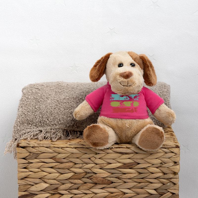 Rayures de triathlon Athletic Motion Chien en peluche Helge MiniFeet®