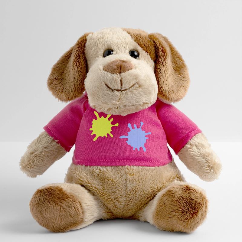 Éclaboussures de néon Chien en peluche Helge MiniFeet®
