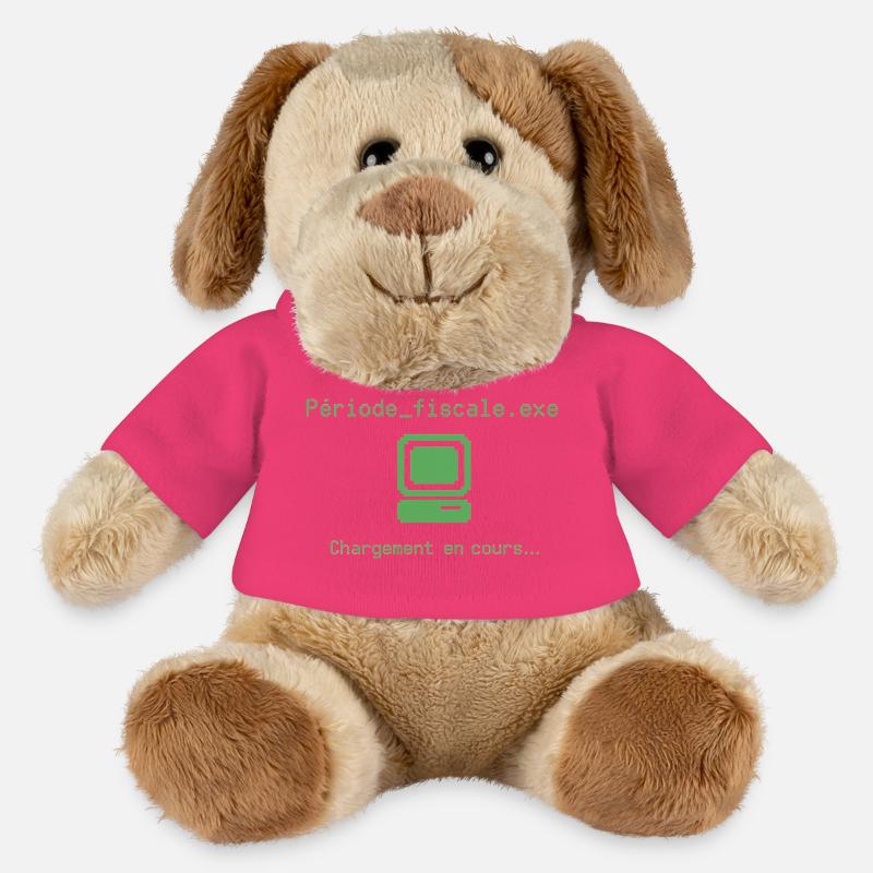 Fiscal period: slow loading, fast coffee - MiniFeet® Dog Helge - pink