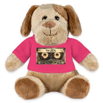The 80’s Retro 1980s Music Nostalgia - MiniFeet® Dog Helge - pink - Front