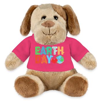 Archéologie Géologie - Chien en peluche Helge MiniFeet® - rose - Devant