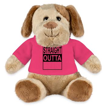 Straight outta Template - MiniFeet® Dog Helge - pink - Front