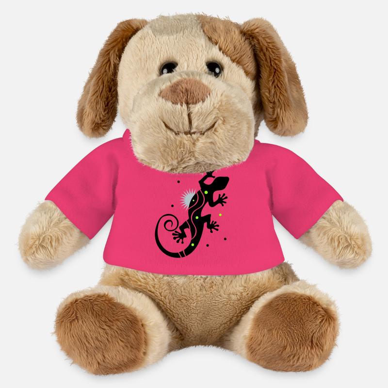 gecko - Chien en peluche Helge MiniFeet® - rose