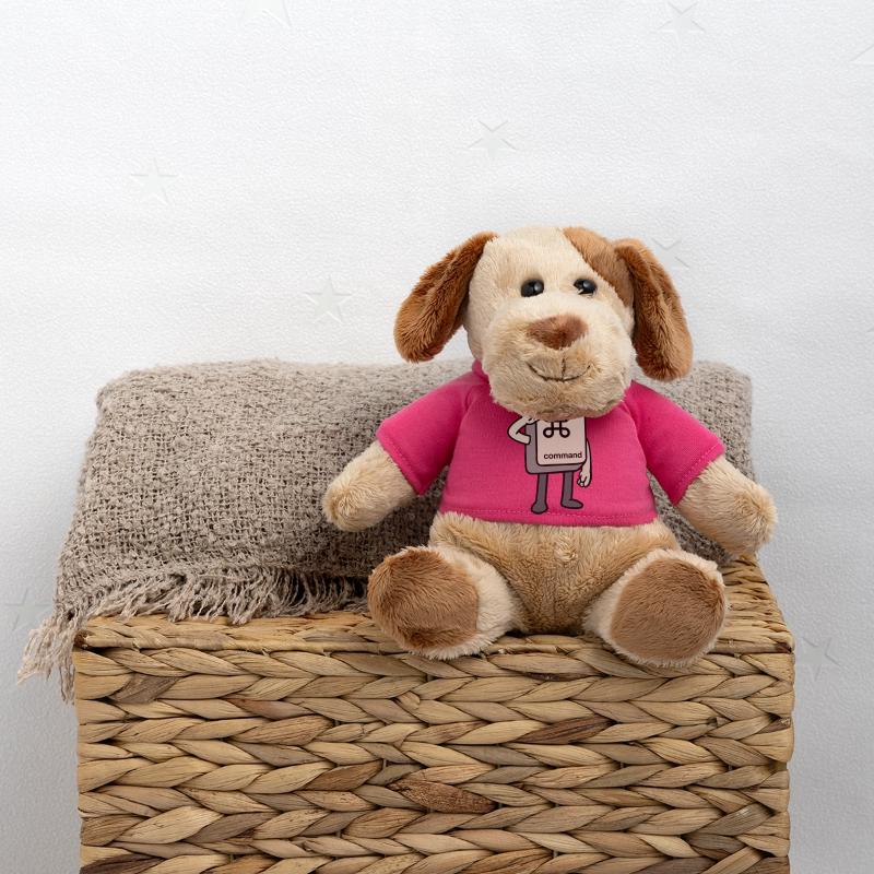 Clé de commande Chien en peluche Helge MiniFeet®