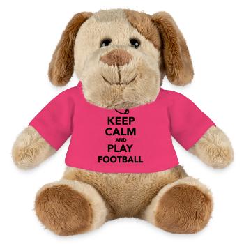 Keep calm and play Football - MiniFeet® Hund Helge - Pink - Vorne