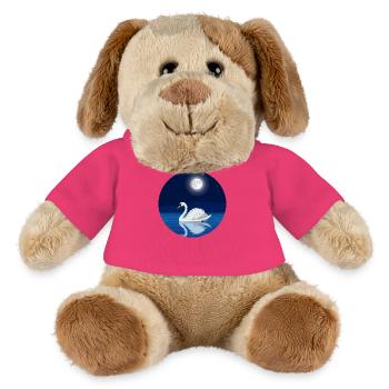 Schwan bei Vollmond - MiniFeet® Hund Helge - Pink - Vorne