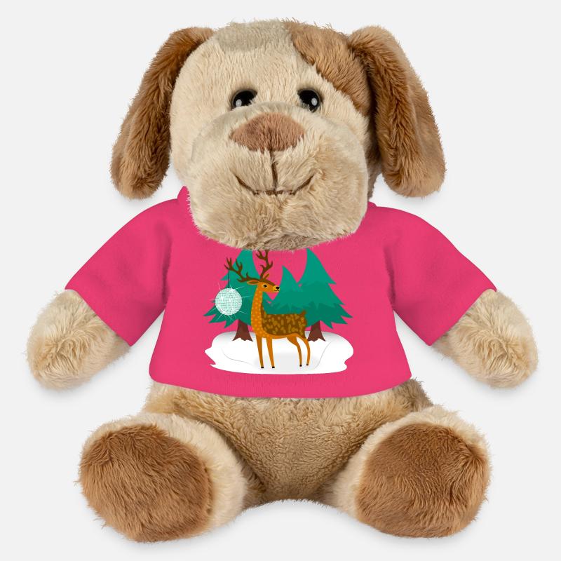 Disco Hirsch - MiniFeet® Hund Helge - Pink