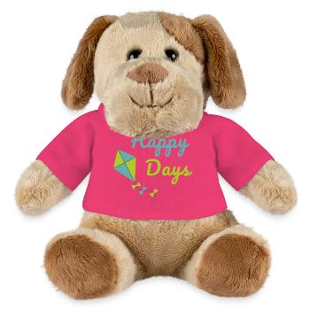 Happy Days Kite Cute Summer Vibes Design - MiniFeet® Hund Helge - Pink - Vorne