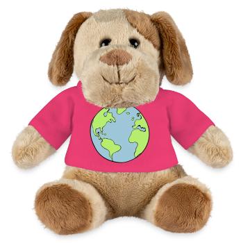 Erde - MiniFeet® Hund Helge - Pink - Vorne