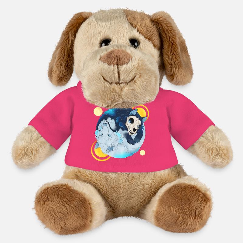 Blue Ink Spirits - Tao Wolves Shadow & Light 2 - MiniFeet® Dog Helge - pink
